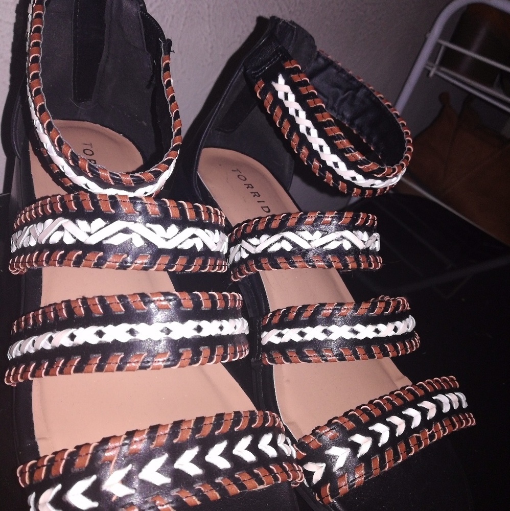 Strappy heels